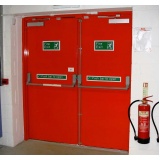 Empresa de Porta Corta Fogo Industrial em Raposo Tavares - Instalação de Porta Corta Fogo em Aço Inox