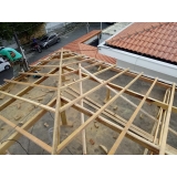 construção de telhado embutido residencial Paulicéia