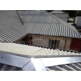 construção de telhado para área externa Bairro Silveira