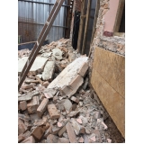 demolidora de estrutura predial no Cambuci